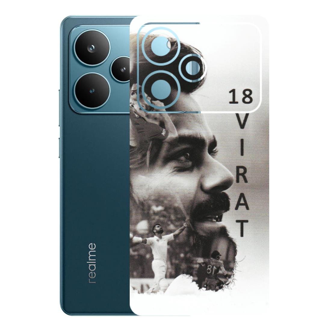 Realme Phone Skins (All Models) - Virat Kohli Cricketer - Matte Finish (M-163) Realme P4 Pro 5G