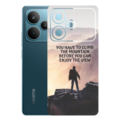 Realme Phone Skins (All Models) - Motivational Hiking Mountain - Matte Finish (M-28) Realme P4 Pro 5G