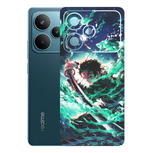 Realme Phone Skins (All Models) - Sword Fighter Anime - Matte Finish (M-29) Realme P4 Pro 5G