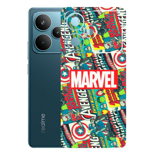 Realme Phone Skins (All Models) - Marvel Comic Lover - Matte Finish (M-30) Realme P4 Pro 5G