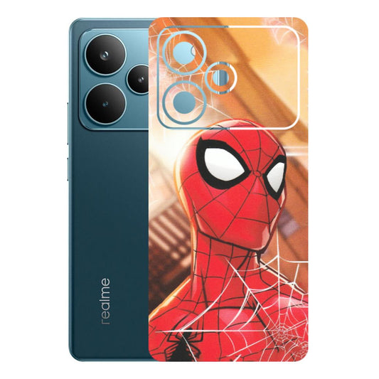 Realme Phone Skins (All Models) - Spiderman Face New - Matte Finish (M-41) Realme P4 Pro 5G