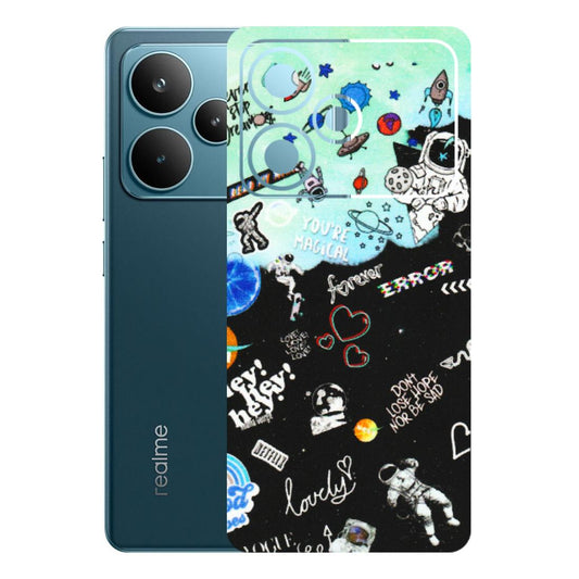 Realme Phone Skins (All Models) - Living In A Space Dream - Matte Finish (M-46) Realme P4 Pro 5G