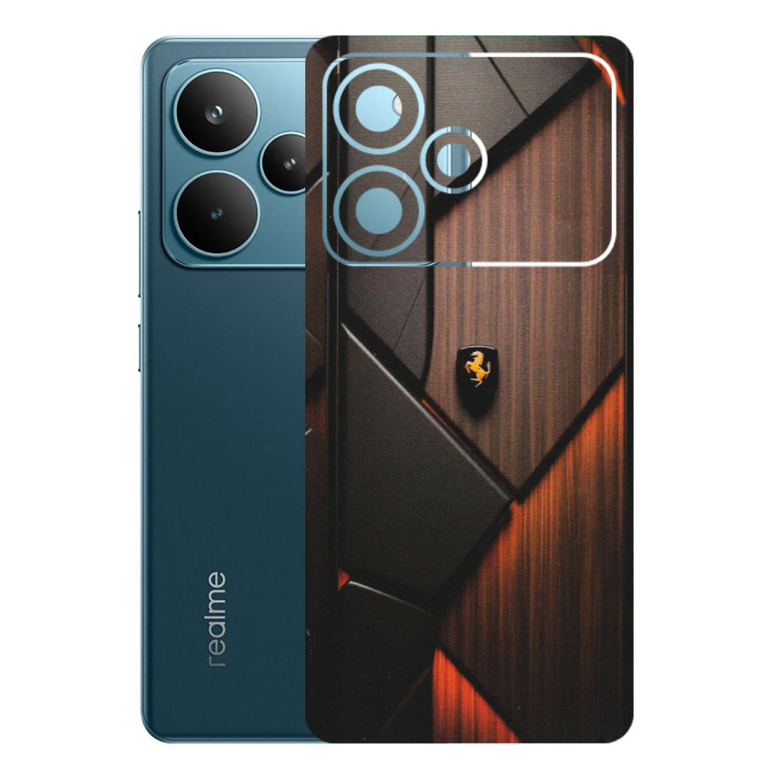 Realme Phone Skins (All Models) - Lambo Beauty Wood Pattern Sober - Matte Finish (M-51) Realme P4 Pro 5G