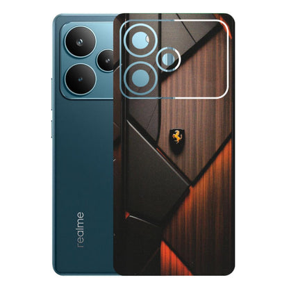 Realme Phone Skins (All Models) - Lambo Beauty Wood Pattern Sober - Matte Finish (M-51) Realme P4 Pro 5G