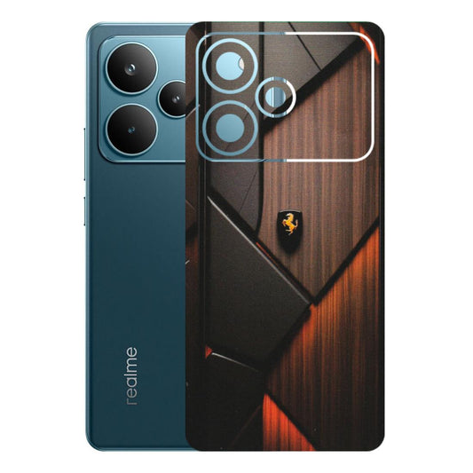 Realme Phone Skins (All Models) - Lambo Beauty Wood Pattern Sober - Matte Finish (M-51) Realme P4 Pro 5G