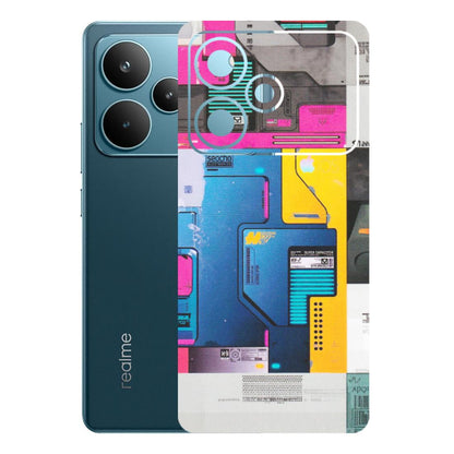Realme Phone Skins (All Models) - Colourfull Motherboard Internals - Matte Finish (M-55) Realme P4 Pro 5G