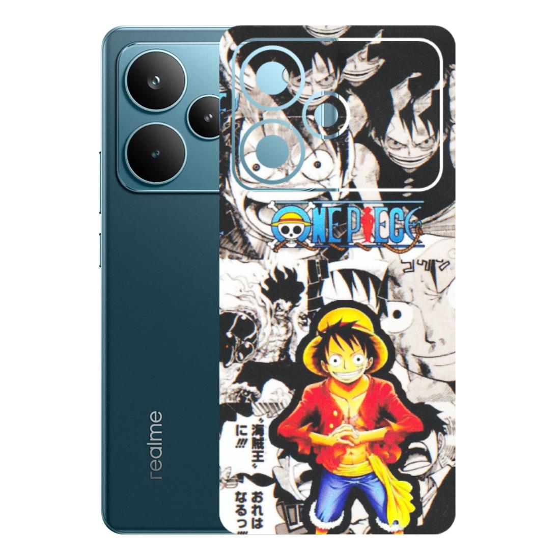 Realme Phone Skins (All Models) - One Piece B&W - Matte Finish (M-63) Realme P4 Pro 5G
