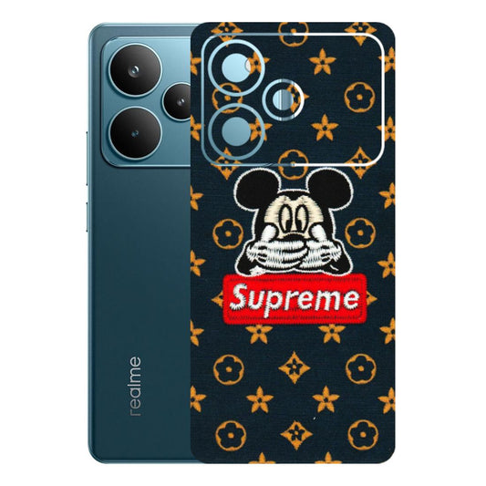 Realme Phone Skins (All Models) - Mickey Supreme - Matte Finish (M-83) Realme P4 Pro 5G