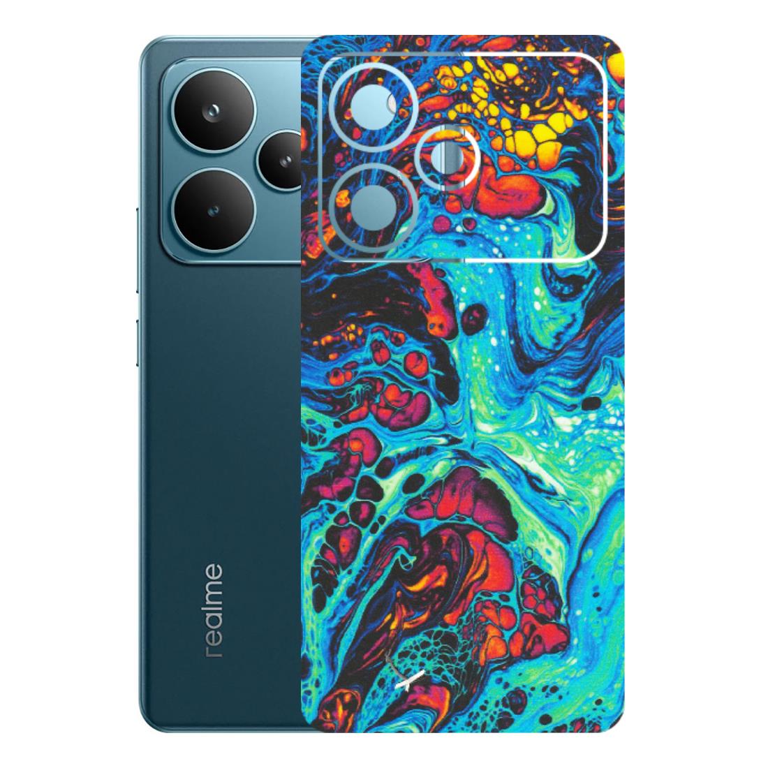 Realme Phone Skins (All Models) - Majestic Galactic Marbel - Matte Finish (M-85) Realme P4 Pro 5G