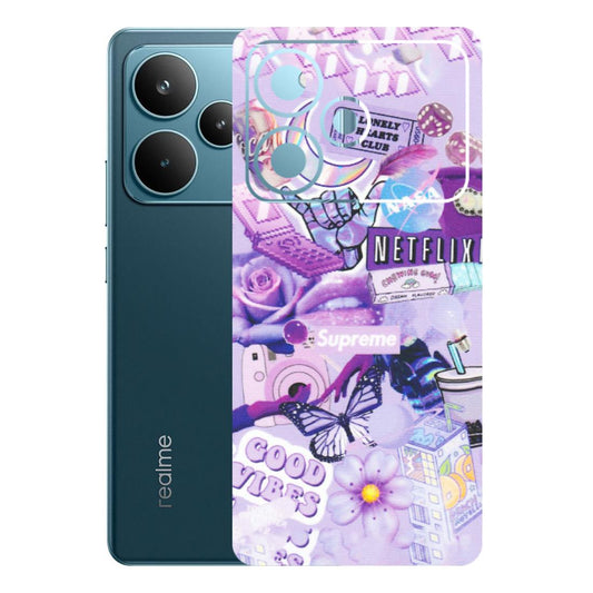 Realme Phone Skins (All Models) - Supreme Purple Magic - Matte Finish (M-88) Realme P4 Pro 5G