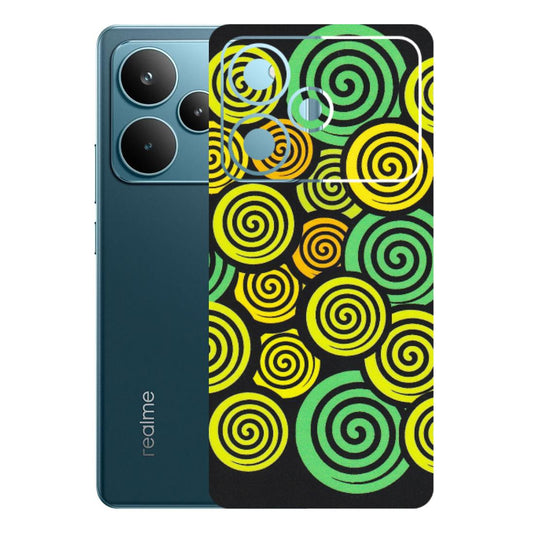 Realme Phone Skins (All Models) - Crazy Spiral - Matte Finish (M-91) Realme P4 Pro 5G