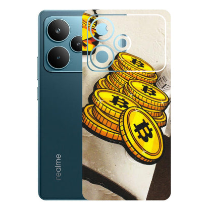Realme Phone Skins (All Models) - Billionaire Bitcoin Collection - Matte Finish (M-92) Realme P4 Pro 5G