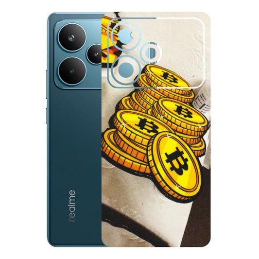 Realme Phone Skins (All Models) - Billionaire Bitcoin Collection - Matte Finish (M-92) Realme P4 Pro 5G