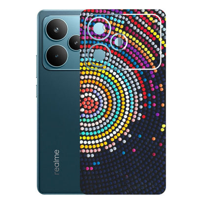 Realme Phone Skins (All Models) - Rainbow Dot Mandala - Matte Finish (M-97) Realme P4 Pro 5G