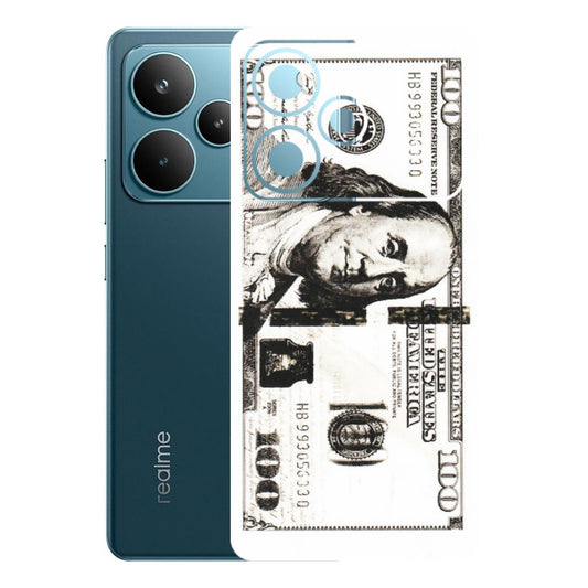 Realme Phone Skins (All Models) - 100 Dollar Currency - Transparent Finish (T-01) Realme P4 Pro 5G