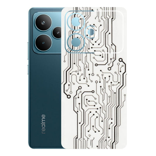Realme Phone Skins (All Models) - Tech Circuits - Transparent Finish (T-03) Realme P4 Pro 5G