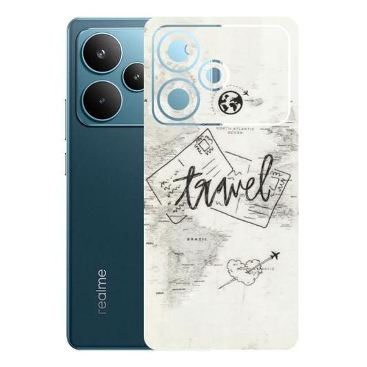 Realme Phone Skins (All Models) - Travel Ticket - Transparent Finish (T-06) Realme P4 Pro 5G