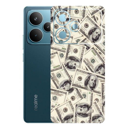 Realme Phone Skins (All Models) - Dollar Lover - Transparent Finish (T-17) Realme P4 Pro 5G