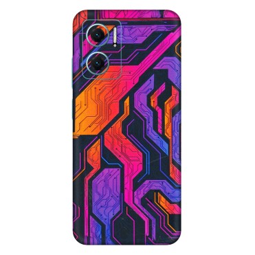 Xiaomi Redmi Phone Skins (All Models) - Tech Circuits Futuristic - 3D Embossed Finish (L-07) Mi 10 5G