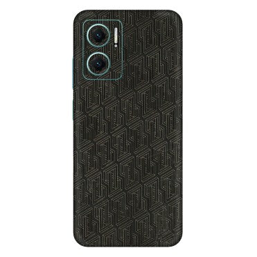 Xiaomi Redmi Phone Skins (All Models) - Black Abstract Pattern - 3D Embossed Finish (L-117) Mi 10 5G