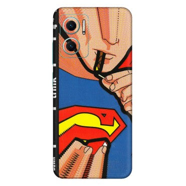 Xiaomi Redmi Phone Skins (All Models) - Superman Sutta - 3D Embossed Finish (L-130) Mi 10 5G