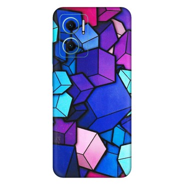 Xiaomi Redmi Phone Skins (All Models) - Cube Doodle - 3D Embossed Finish (L-141) Mi 10 5G