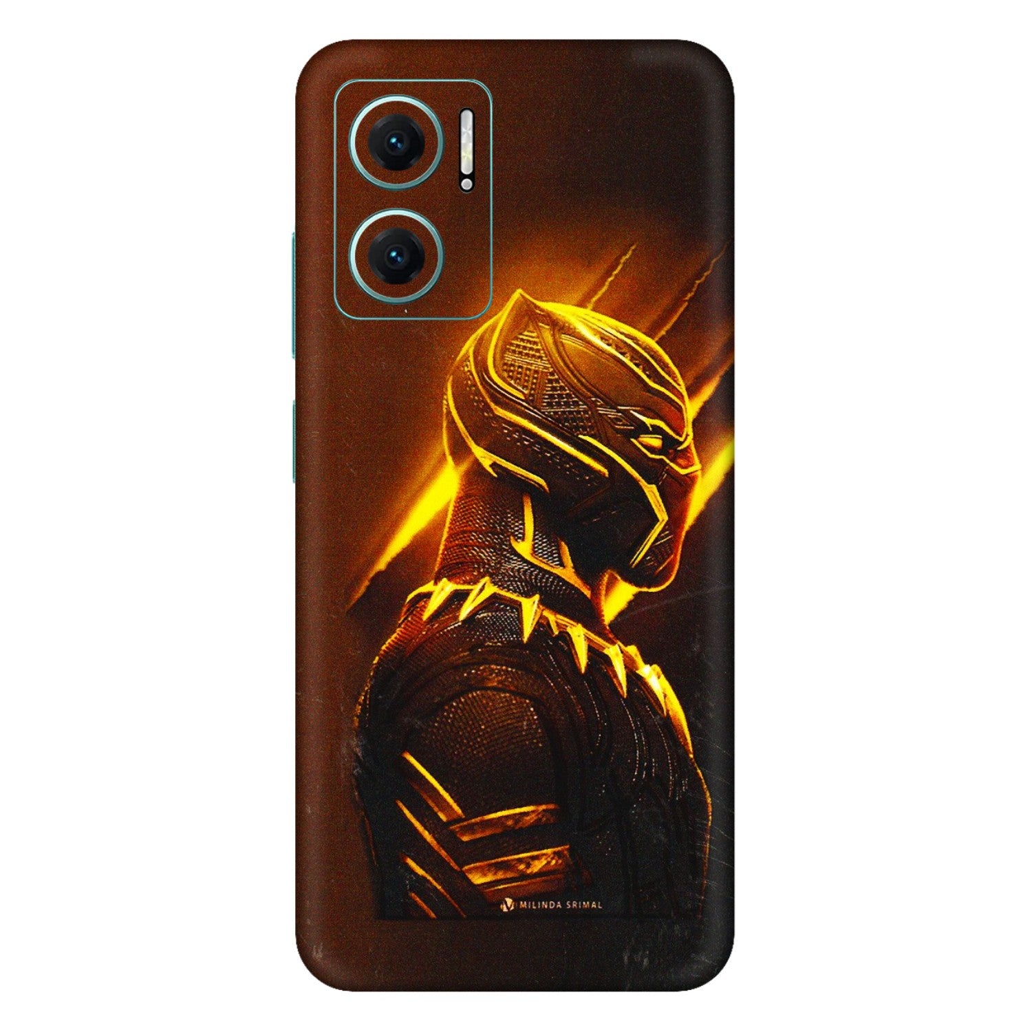 Xiaomi Redmi Phone Skins (All Models) - Gold Black Panther - 3D Embossed Finish (L-181) Mi 10 5G
