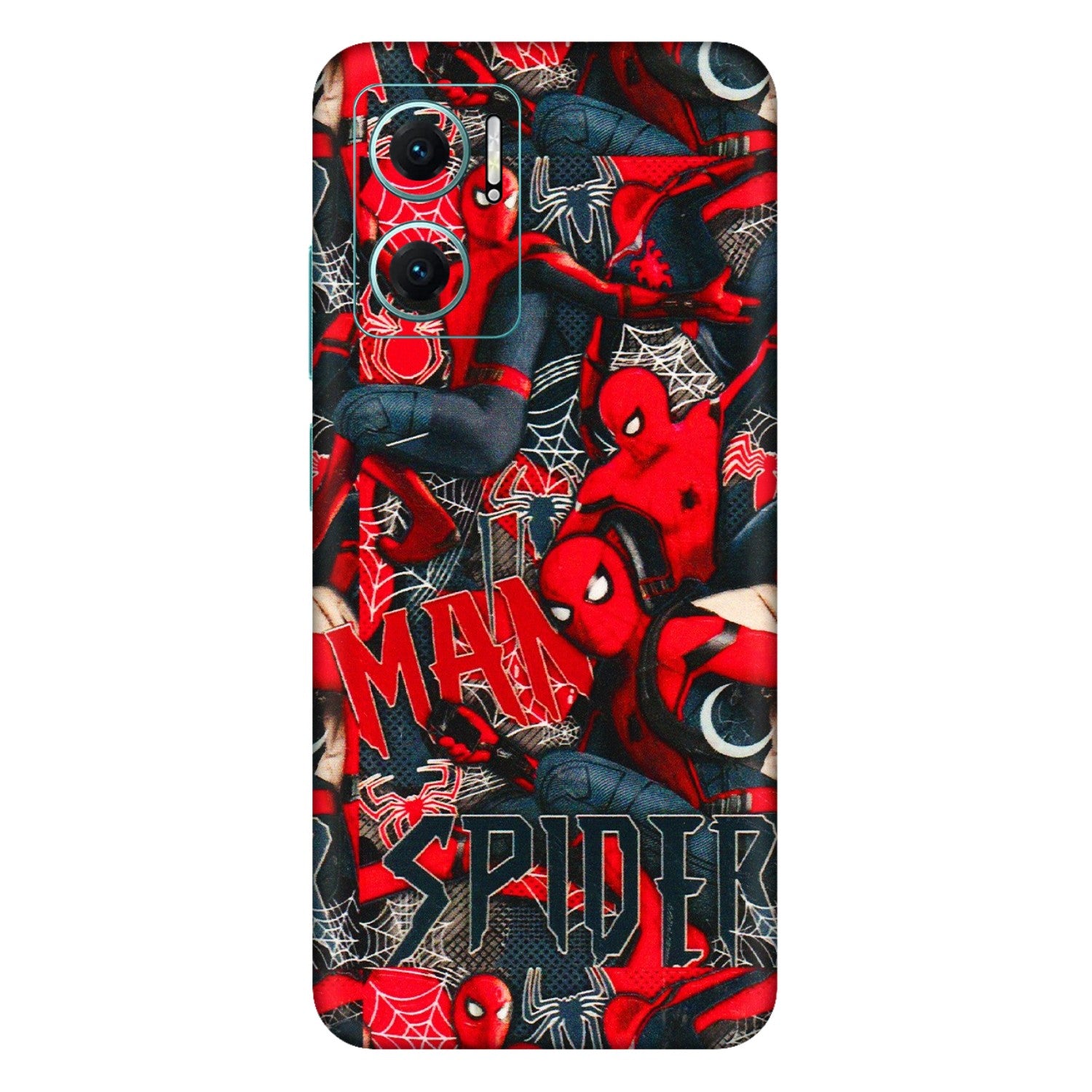 Xiaomi Redmi Phone Skins (All Models) - SpiderMan Cool - 3D Embossed Finish (L-188) Mi 10 5G