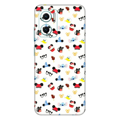 Xiaomi Redmi Phone Skins (All Models) - Minnie Mouse & Donald Doodles s - 3D Embossed Finish (L-194) Mi 10 5G
