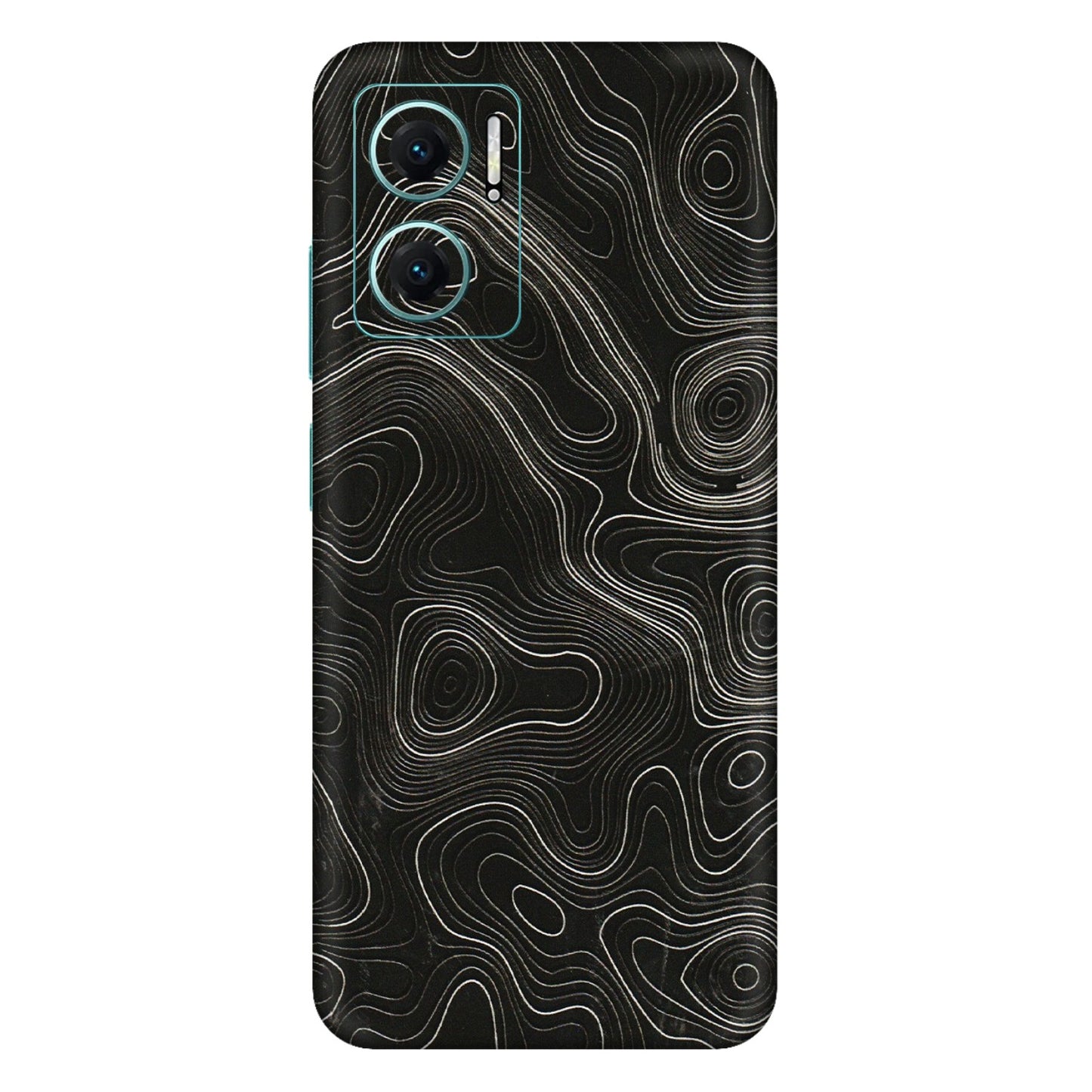 Xiaomi Redmi Phone Skins (All Models) - Black Swirl - 3D Embossed Finish (L-196) Mi 10 5G