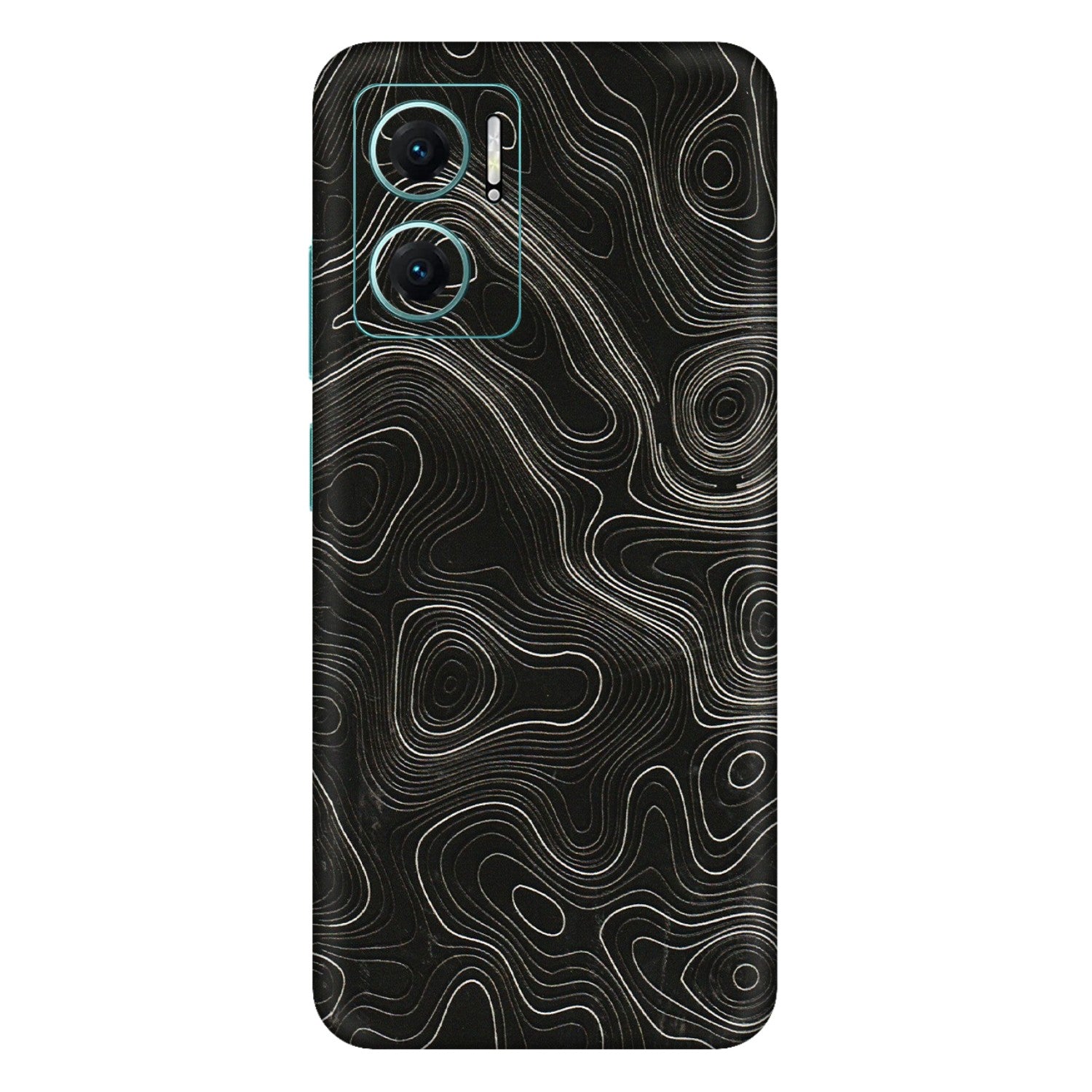 Xiaomi Redmi Phone Skins (All Models) - Black Swirl - 3D Embossed Finish (L-196) Mi 10 5G