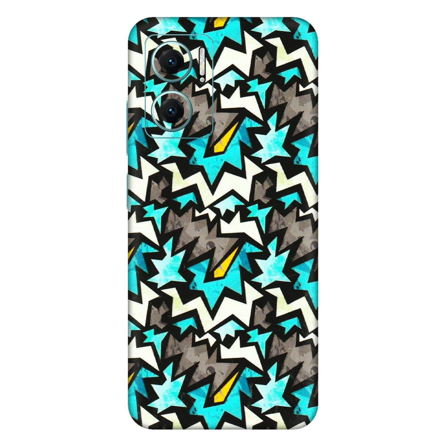 Xiaomi Redmi Phone Skins (All Models) - Funky Zig Zag - 3D Embossed Finish (L-223) Mi 10 5G