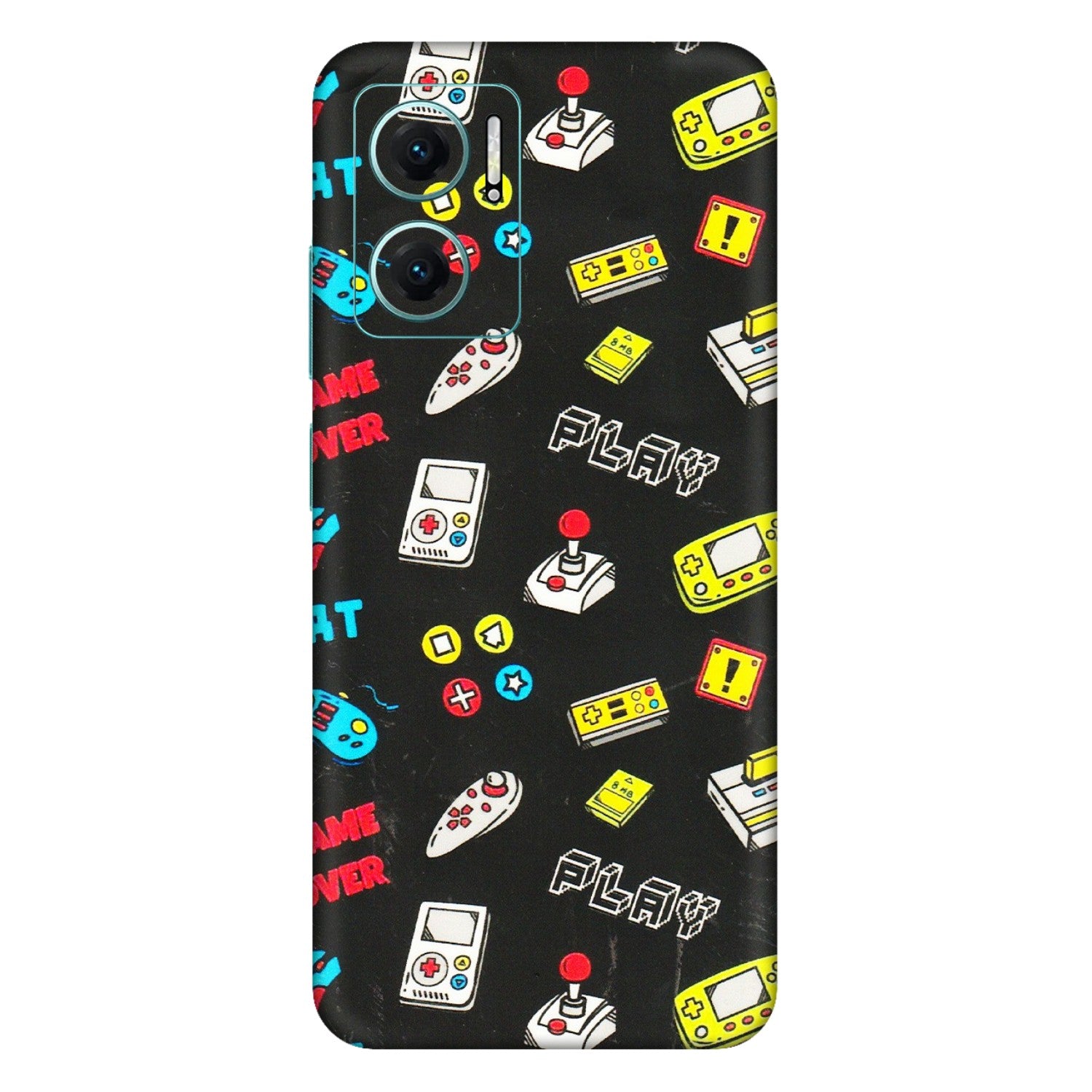 Xiaomi Redmi Phone Skins (All Models) - Gaming Doodles - 3D Embossed Finish (L-224) Mi 10 5G