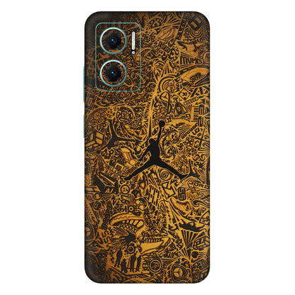Xiaomi Redmi Phone Skins (All Models) - Premium Gold Basketball Player - 3D Embossed Finish (L-236) Mi 10 5G