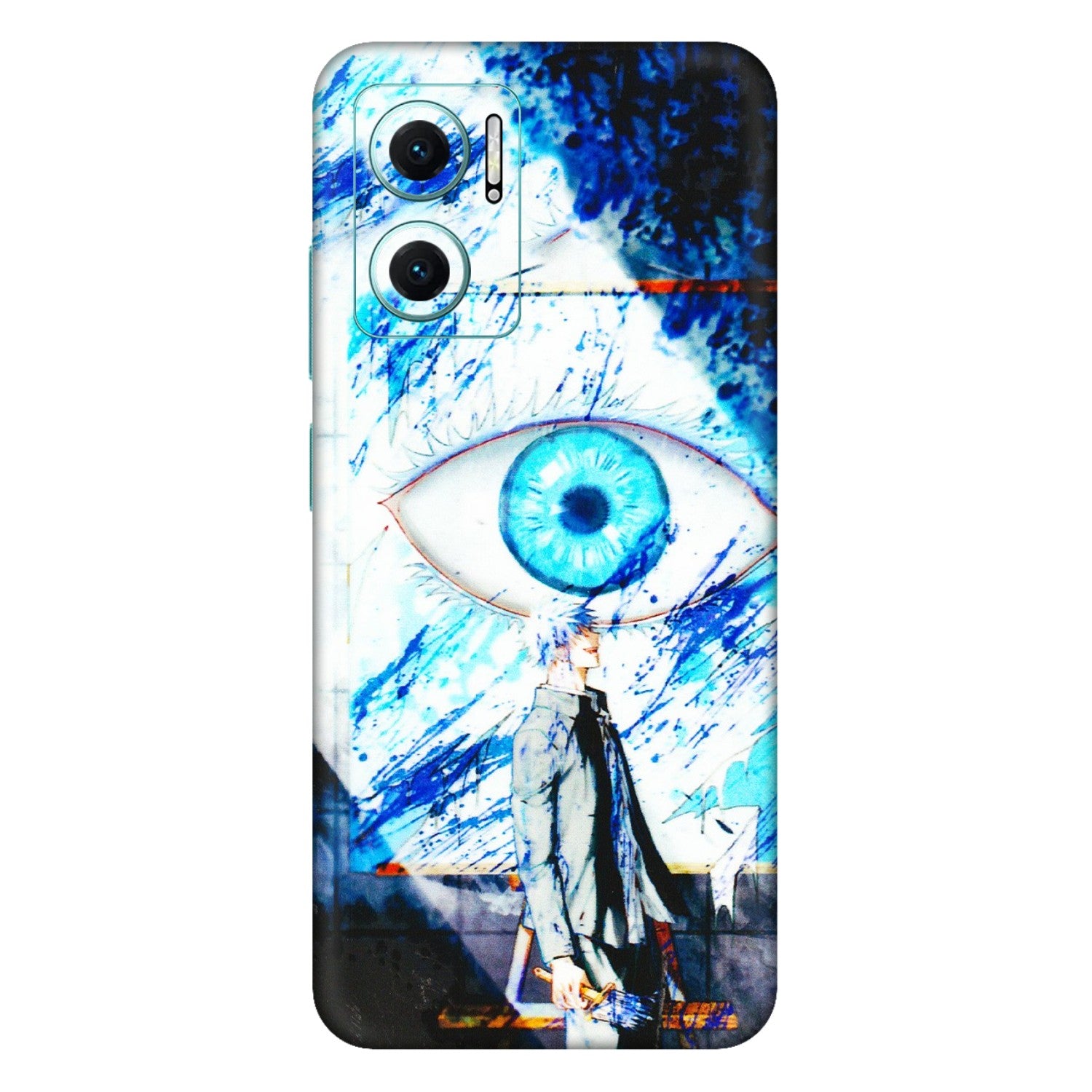 Xiaomi Redmi Phone Skins (All Models) - Gojo Satoru evil eye - 3D Embossed Finish (L-239) Mi 10 5G