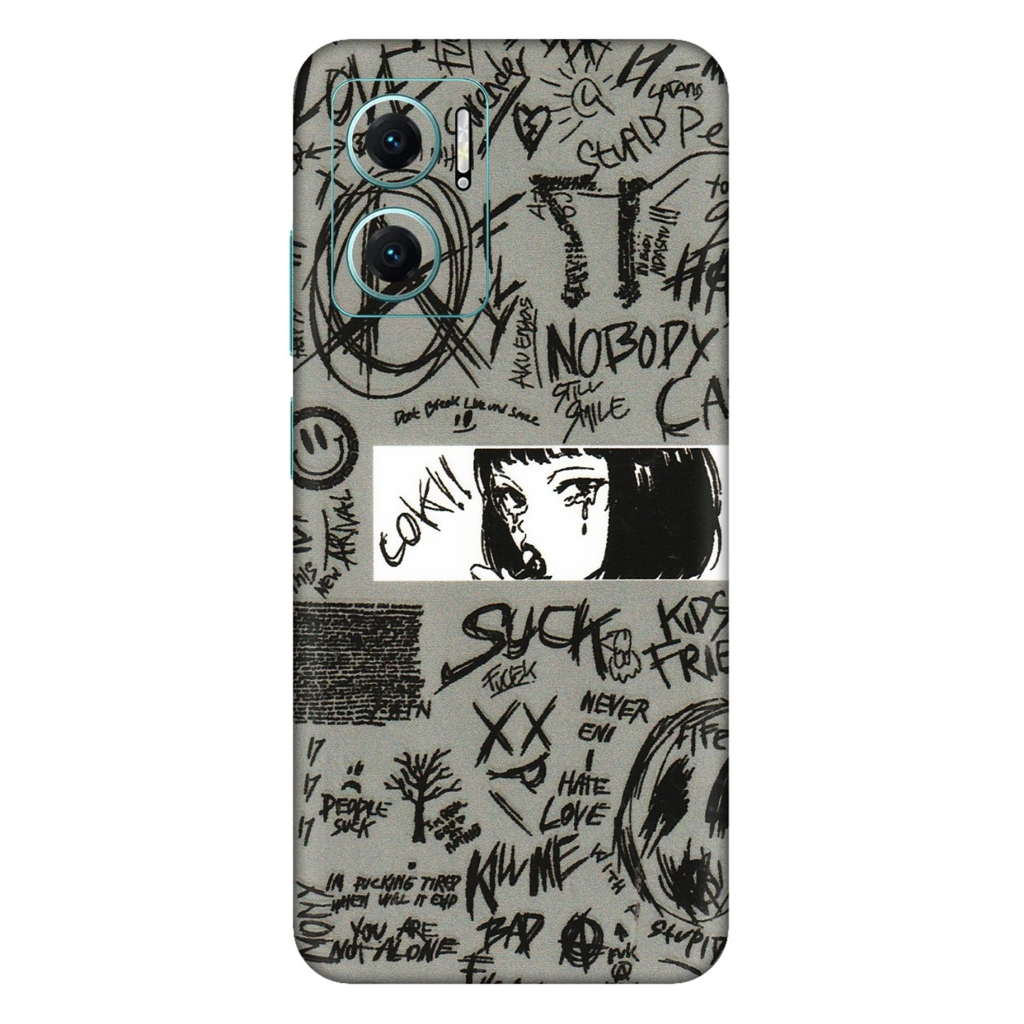 Xiaomi Redmi Phone Skins (All Models) - Never Have Love Anime - 3D Embossed Finish (L-260) Mi 10 5G