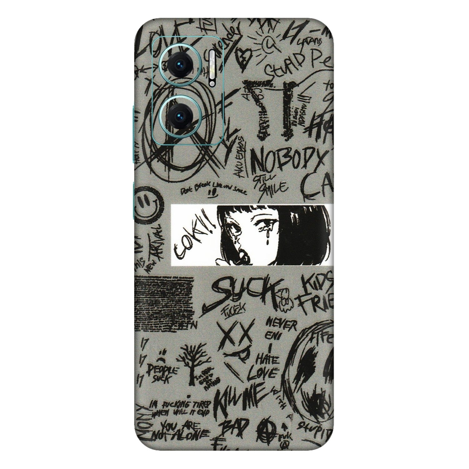 Xiaomi Redmi Phone Skins (All Models) - Never Have Love Anime - 3D Embossed Finish (L-260) Mi 10 5G