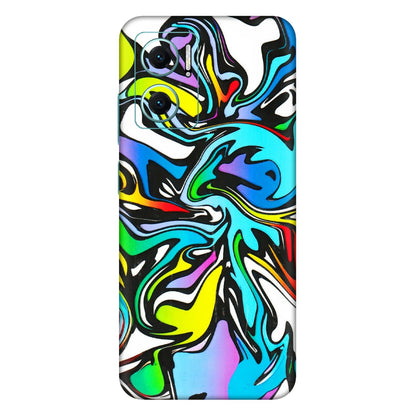 Xiaomi Redmi Phone Skins (All Models) - Abstract Colour Paints - 3D Embossed Finish (L-271) Mi 10 5G