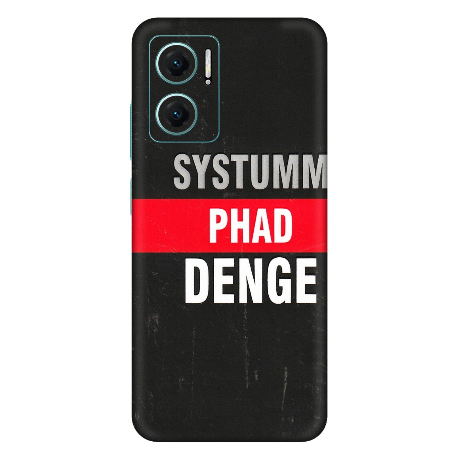 Xiaomi Redmi Phone Skins (All Models) - Systumm Phad Denge - 3D Embossed Finish (L-278) Mi 10 5G