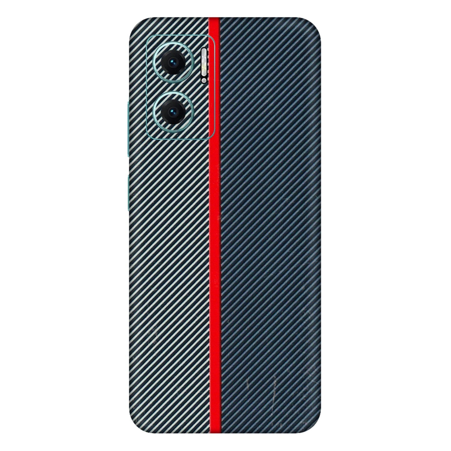 Xiaomi Redmi Phone Skins (All Models) - Blue Sober Lines - 3D Embossed Finish (L-305) Mi 10 5G