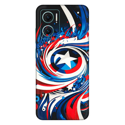 Xiaomi Redmi Phone Skins (All Models) - Captain America Logo - 3D Embossed Finish (L-307) Mi 10 5G