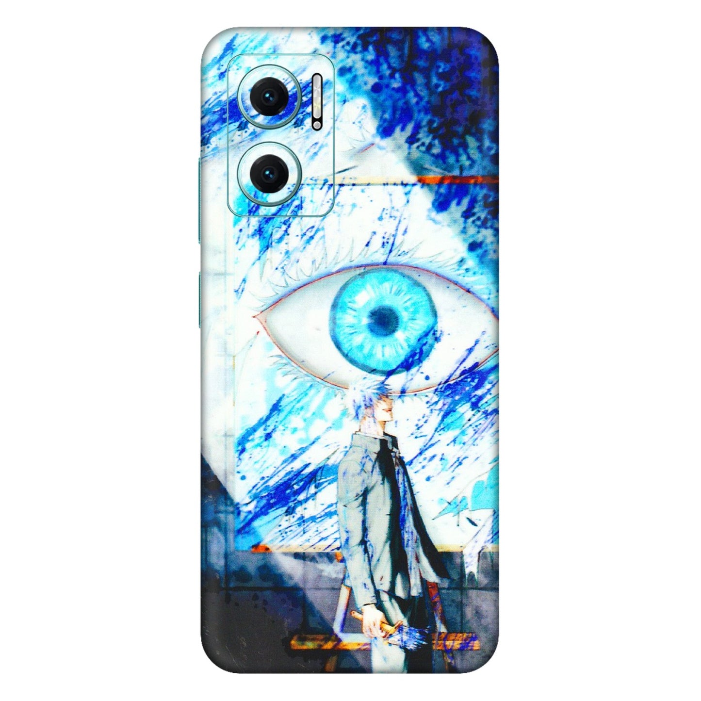 Xiaomi Redmi Phone Skins (All Models) - Anime Sea Blue Eye - 3D Embossed Finish (L-318) Mi 10 5G