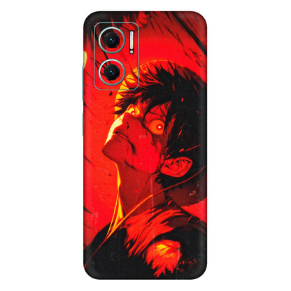 Xiaomi Redmi Phone Skins (All Models) - D.Luffy Power Up One Piece Anime - 3D Embossed Finish (L-326) Mi 10 5G