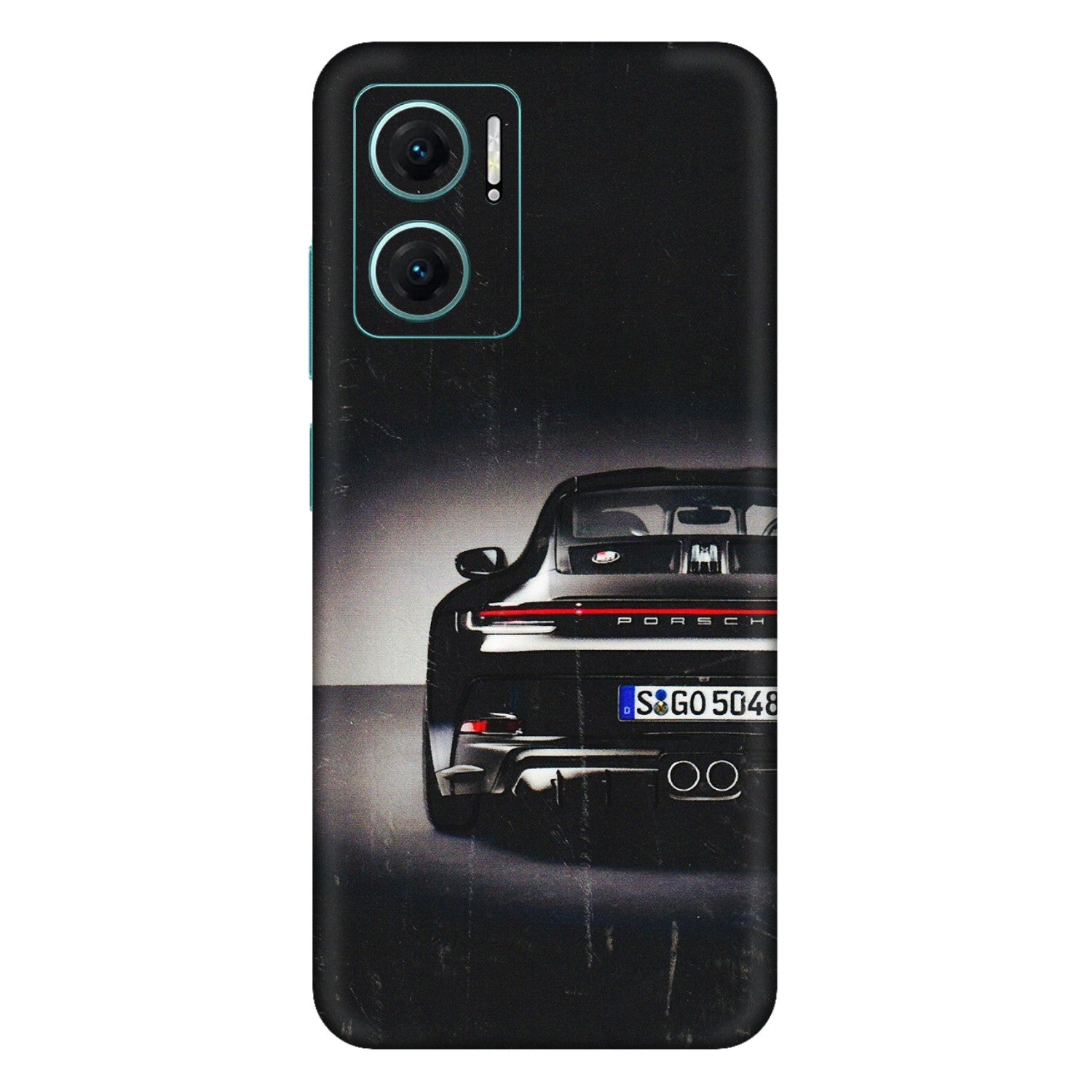 Xiaomi Redmi Phone Skins (All Models) - New Black Porsche GT3 - 3D Embossed Finish (L-327) Mi 10 5G