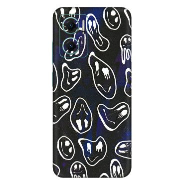 Xiaomi Redmi Phone Skins (All Models) - Distorted Smileys - 3D Embossed Finish (L-92) Mi 10 5G