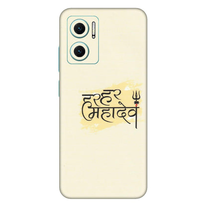 Xiaomi Redmi Phone Skins (All Models) - Har Har Mahadev - Matte Finish (M-10) Mi 10 5G