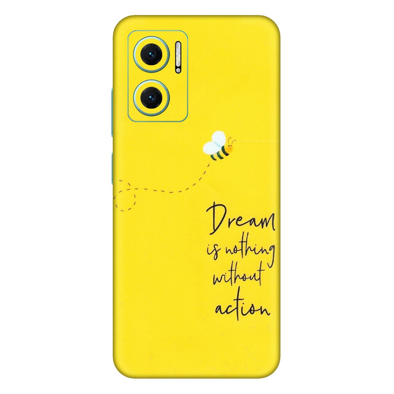 Xiaomi Redmi Phone Skins (All Models) - Dream Is Nothing Without Action - Matte Finish (M-138) Mi 10 5G