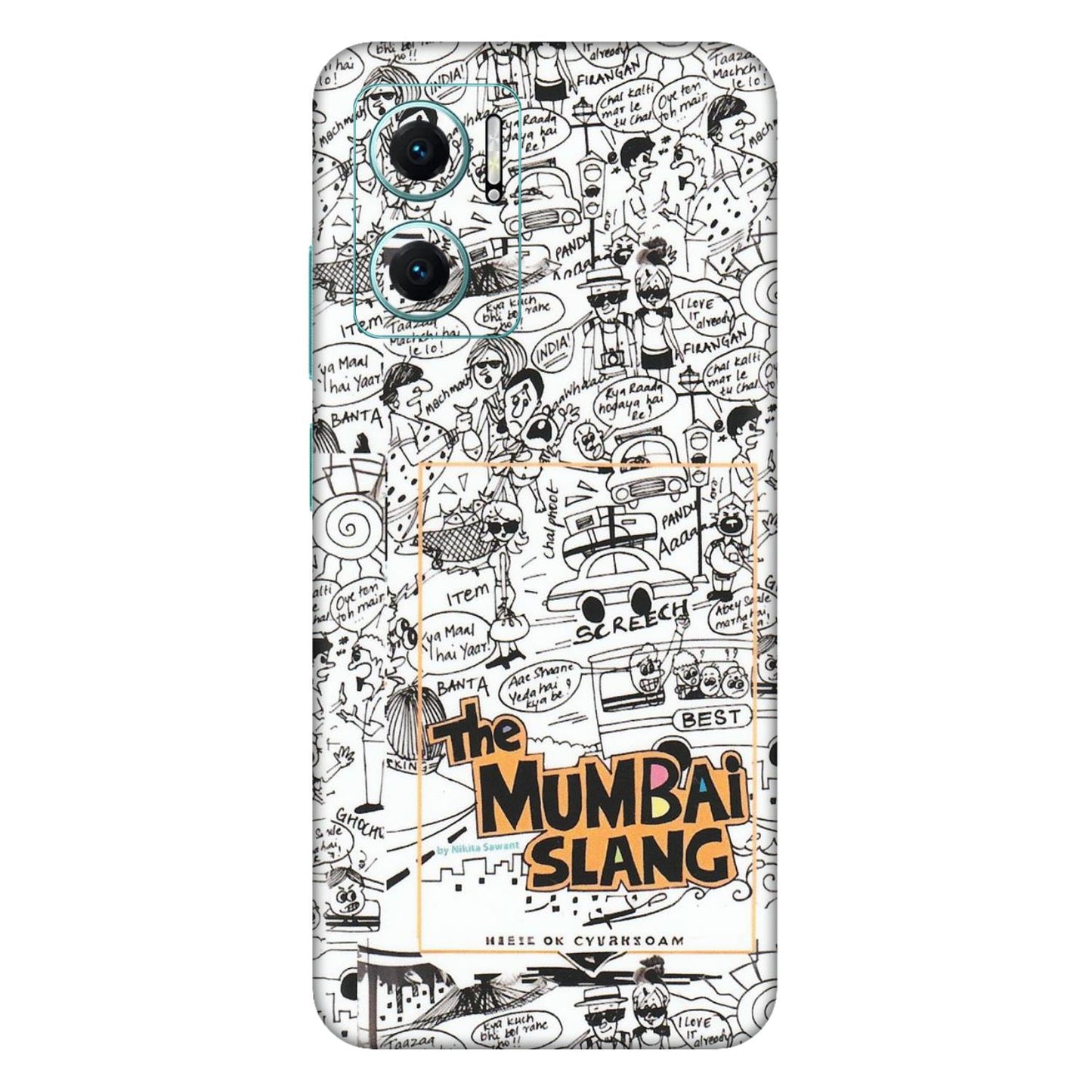 Xiaomi Redmi Phone Skins (All Models) - The Mumbai Slang - Matte Finish (M-142) Mi 10 5G