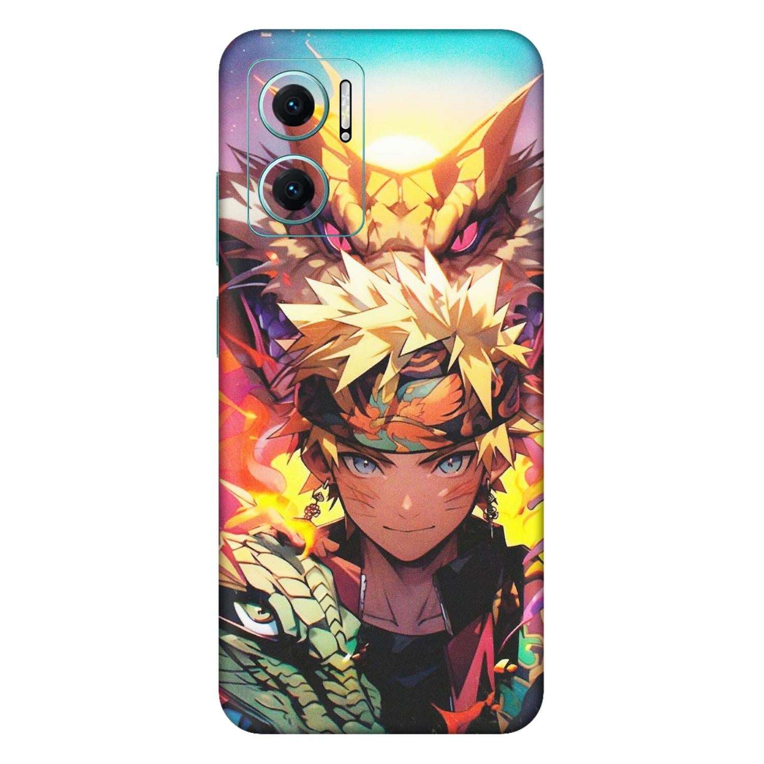 Xiaomi Redmi Phone Skins (All Models) - Angry Naruto Anime - Matte Finish (M-148) Mi 10 5G