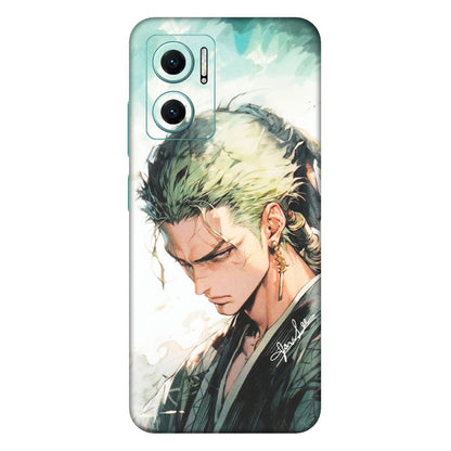 Xiaomi Redmi Phone Skins (All Models) - Pirate Hunter One Piece Anime - Matte Finish (M-157) Mi 10 5G